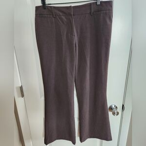 New York & Company Flared Grey Dress Pants Size 10 Average